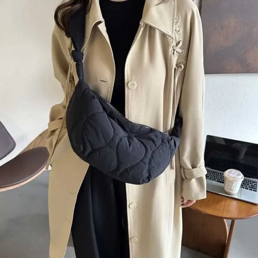 Trendy & Comfortabele Puffer Schoudertas – Jouw Stijlvolle Must-have